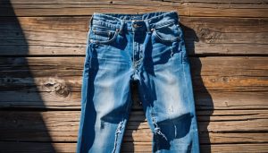 frayed jeans