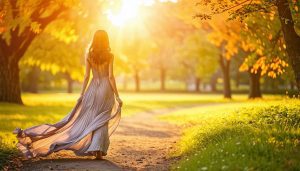 Look de rentrée : Osez la longue robe romantique pour un septembre stylé