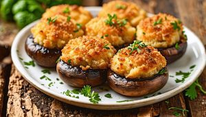 Recette apéro de fin d'été : Des champignons farcis faciles et délicieux