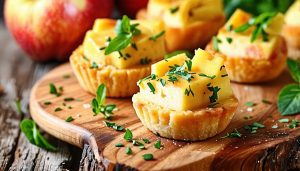 Recette apéro de septembre : Bouchées au cheddar et aux pommes en 3 ingrédients seulement