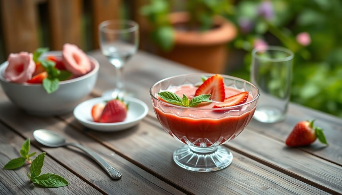 Soupe froide de fraises au basilic : le dessert raffiné qui révolutionne vos fins de repas